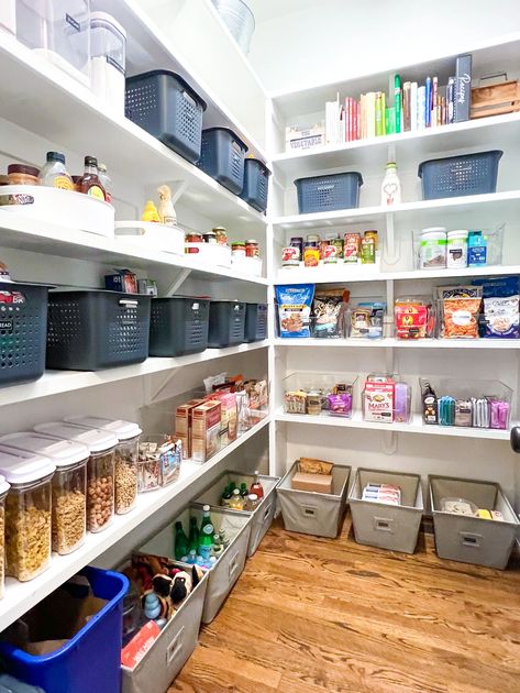 PANTRY | Prim-Space Toilet Designs, Dream Pantry, Pantry Remodel, Pantry Ideas, Kitchen Organisation, The Home Edit, Toilet Design, Home Organisation, Pantry Design