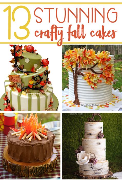 Fondant Fall Cakes, Fall Cakes Easy Decorating, Fall Wedding Shower Cake Ideas, Fall Birthday Cakes Men, Harvest Cake Decorating, Fall Anniversary Cake, Fall Cake Decorating Ideas Simple, Fall Cake Designs Easy, Fall Cake Ideas Decorating