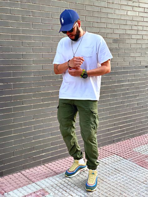 Airmax 1 Outfit Men, Airmax 1 Outfit, Mens Style, Male Fashion, Men's Style, Outfit Ideas, Street Style, Mens Outfits, How To Wear