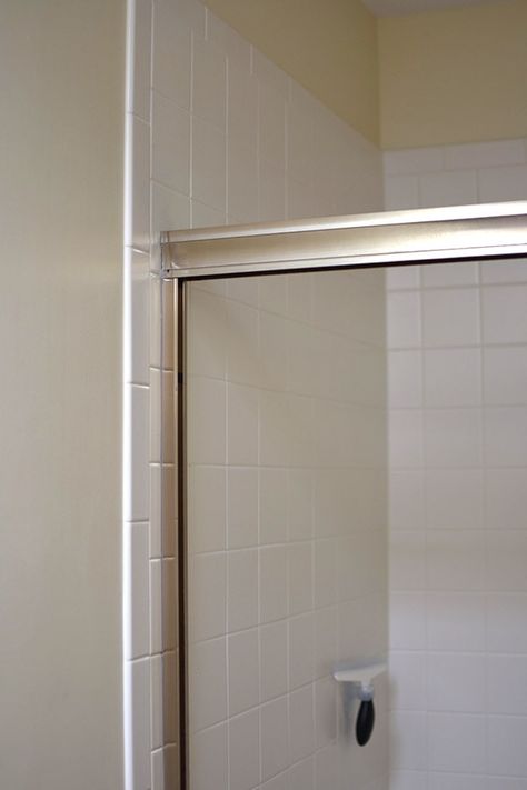 How To Take Off Glass Shower Doors, How To Remove Glass Shower Doors, Remove Glass Shower Doors, How To Remove Shower Doors, Removing Glass Shower Doors, Shower Door Removal, Removing Shower Doors, Gold Shower Door, Sliding Glass Shower Doors