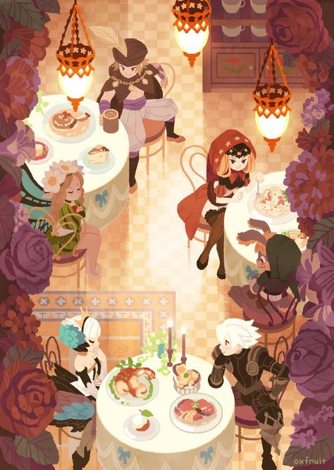 Odin Sphere Rabbit Cafe, Odin Sphere, Dragons Crown, Art Pinterest, Character References, Game Background, Pretty Drawings, Background Art, Game Inspiration