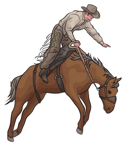 Bronc Riding Rodeo clipart. Free download. | Creazilla Rodeo Clipart, Rodeo Art, Western Clipart, Window Paint, Calf Roping, Bronc Riding, Free Clipart Images, Clipart Free, Bull Riding