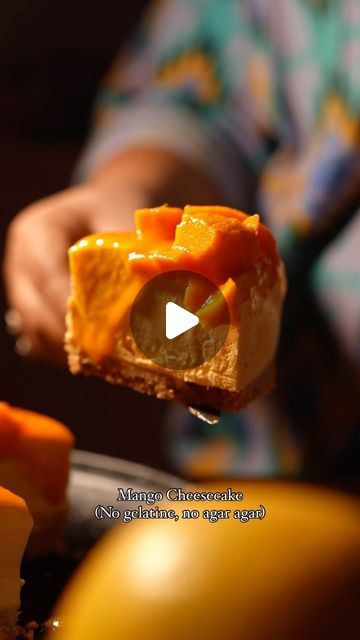 2.9M views · 164K likes | Aditi Garware | Pune 🇮🇳 on Instagram: "Mango Cheesecake - No gelatine, no agar agar 🥭🎂

Give me a “Yes” in the comments if you want the recipe 😍" Mango Cheesecake, Agar Agar, Pune, The Recipe, Cheesecake, Mango, Give It To Me, On Instagram, Instagram