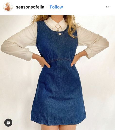 Blue 80s Outfit, Blue 70s Outfit, Blue Academia Aesthetic Outfit, Blue Academia Outfits, Whimsical Academia, Granny Clothes, Blue Academia, Academia Aesthetic Outfit, 60s And 70s Fashion