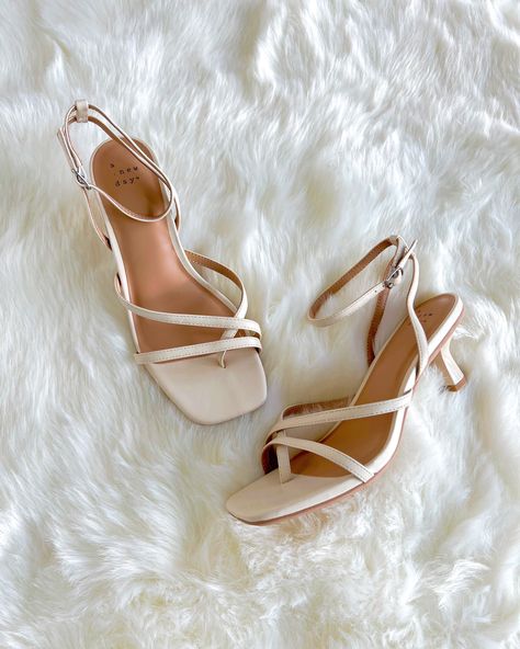 Click on the photo to shop! | Spring sandals, spring shoes, spring shoes 2023, spring footwear, summer sandals, summer shoes, summer footwear, shoe wishlist, workwear sandals, sandals for work, neutral sandals, comfortable heels, versatile neutral sandals, strappy sandals, neutral dressy sandals, low heel sandals, kitten heels, ivory sandals, white sandals, Target shoes, Target sandals, designer dupes, graduation shoes, summer sandals 2023, sandals 2023, womens sandals, cute sandals, sandals Spring Shoes 2023, Sandals For Work, 2023 Sandals, Kitten Heels Outfit, Target Sandals, Spring Footwear, Easy Summer Outfits, Sandals Low Heel, Work Sandals