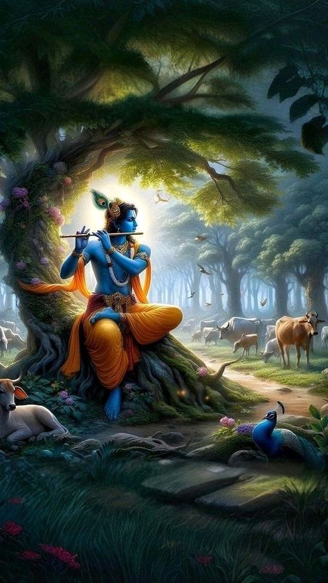 Photos Of Lord Krishna, Shree Krishna Wallpapers, Shri Ram Photo, Lord Krishna Hd Wallpaper, Peace Illustration, Iphone Wallpaper Hd Nature, Lord Vishnu Wallpapers, Goddess Artwork, Lord Krishna Wallpapers