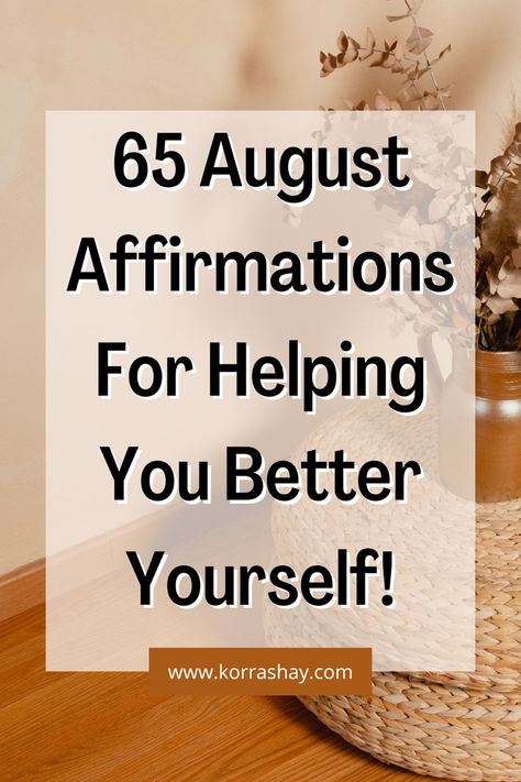 August Affirmations, I Am Worth It, Self Love Ideas, Woman Of Substance, List Of Affirmations, Becoming A Woman, Becoming Your Best Self, Be Focused, I Believe In Me