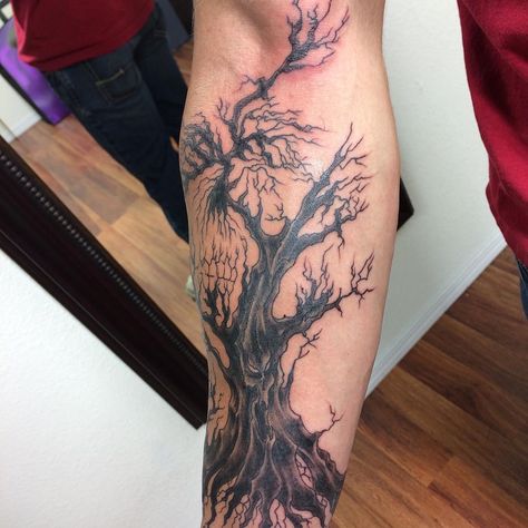 Forarm Tattoos Mens Japanese, Tree Tattoo Sleeve Mens, Poison Tree Sleeve Tattoo, Poison Tree Spine Tattoo, Poison Tree Tattoo Forearm, Poison Tree Tattoo Stencil, Posing Tree Tattoo, Position Tree Tattoo, Poison Tree Tat