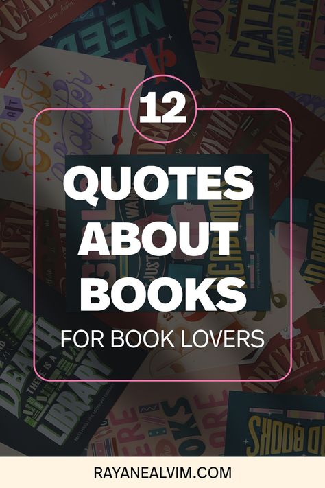 12 Hand Lettering Quotes About Books for Book Lovers (+Free Printables & Wallpapers) Quotes About Books Aesthetic, Book Lovers Quotes Funny, Book Lover Wallpapers, Book Club Quotes, Book Lover Quotes, Quotes About Books, Quotes About Reading, Book Sayings, Readers Quotes