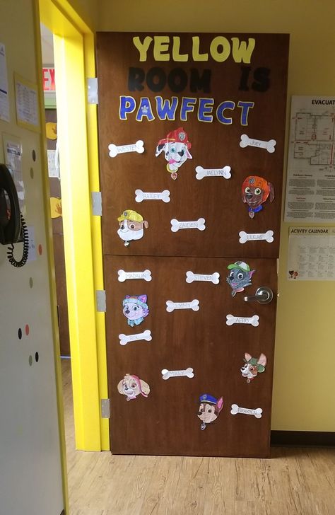 Paw Patrol Door, Paw Patrol Classroom Theme, Paw Patrol Decorations, Classroom Signs, Door Decorations Classroom, Classroom Door, Classroom Themes, Bulletin Boards, Paw Patrol