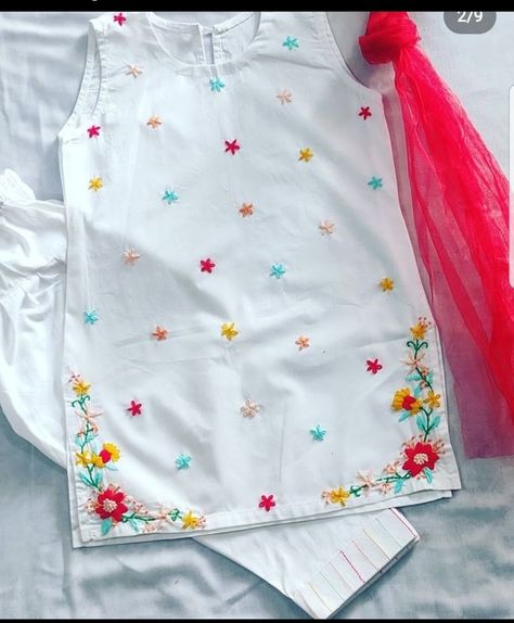 Visit & Fellow my page for different and unique baby girls dresses design Krhai Design Dress, Embroidery Designs For Baby Girl, Kids Dress Collection, Baby Frock Pattern, Kids Frocks Design, Trendy Shirt Designs