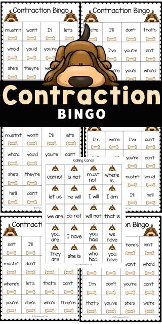 Contraction Games, Contractions Activities, Games For Grade 1, Parts Of Speech Games, Literacy Classroom, History Lessons For Kids, Bingo Games For Kids, Speech Games, Fun Learning Games