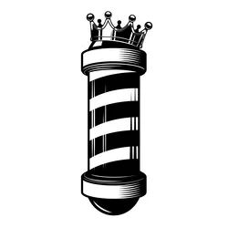 Barber shop pole Royalty Free Vector Image - VectorStock Barber Pole Tattoo Design, Barber Clippers Logo, Barbershop Illustration, Barber Pole Drawing, Barber Pole Tattoo, Barber Shop Logo, Barber Shop Pole, Barber Clippers, Barber Tattoo