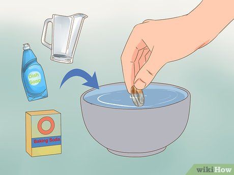 3 Ways to Polish Gold - wikiHow Remove Ink Stains, Ink Stain Removal, Homemade Toilet Cleaner, Clean Baking Pans, Hardwood Floor Cleaner, Cleaning Painted Walls, Glass Cooktop, Deep Cleaning Tips, Ink Stains