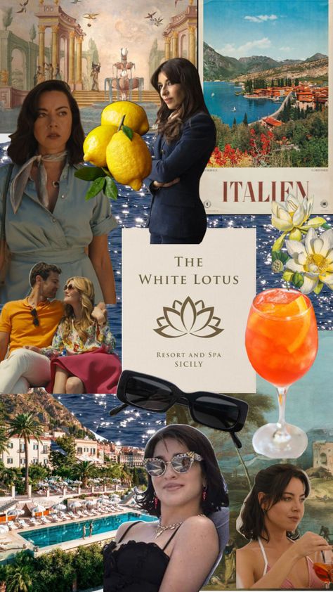 White Lotus Themed Party, White Lotus Party, The White Lotus Aesthetic, White Lotus Aesthetic, Palm Springs Bach, Sicily Wedding, Celebrity Memes, Sitting In A Tree, White Lotus