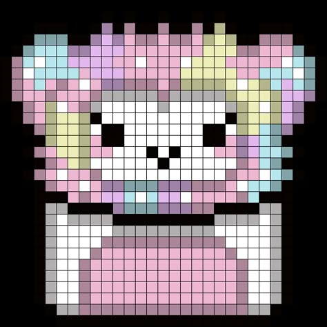 Squishmallow Alpha Pattern, Squishmallow Melty Beads, Hama Beads Squishmallow, Squishmallow Pixel Art, Squishmallow Cross Stitch, Squishmallow Perler Bead Patterns, Squishmallow Perler Beads, Squishmallow Perler, Bigfoot Squishmallow