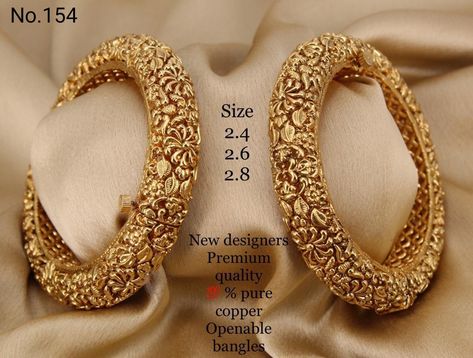 Aestethic Jewelry, Wedding Jewellery Designs, Unique Gold Jewelry Designs, Bangle Design, Indian Wedding Jewelry Sets, Gold Bangles For Women, New Gold Jewellery Designs, Modern Gold Jewelry, Display Pictures