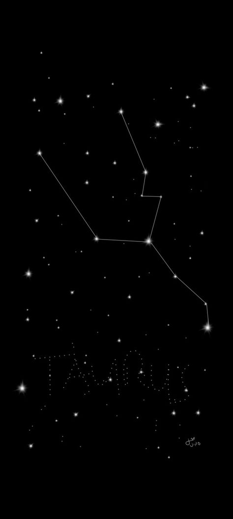 Taurus constellation Taurus Black Wallpaper, Taurus Wallpaper Aesthetic Black, Taurus Aesthetic Art Wallpaper, Taurus Constellation Wallpaper, Taurus Background Wallpapers, Taurus Wallpaper Iphone, Taurus Wallpaper Aesthetic, Taurus Star Constellation, Taurus Wallpaper