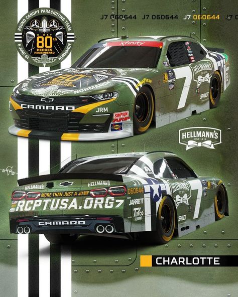 Coca-cola 600, Jr Motorsports, Nascar Diecast, 80th Anniversary, Nascar Cup, Paint Schemes, D Day, Nascar, Motorsport