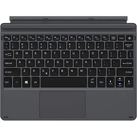 Make Surface Go Like a Laptop: The keyboard is physically attached to Surface Go via magnetic like a laptop and the connection is though Bluetooth. After the Bluetooth is connected, mechanical keys and touchpad simply make you like using a laptop.

Charge up in 1 hour and enjoy 50 hours of uninterrupted use.
Package contents: Arteck Bluetooth keyboard for Surface Go, USB charging cable, user manual, 24-month warranty and friendly support. Keyboard With Touchpad, Wireless Keyboard, Microsoft Surface, Rechargeable Battery, Rechargeable Batteries, Microsoft, Keyboard, Built In