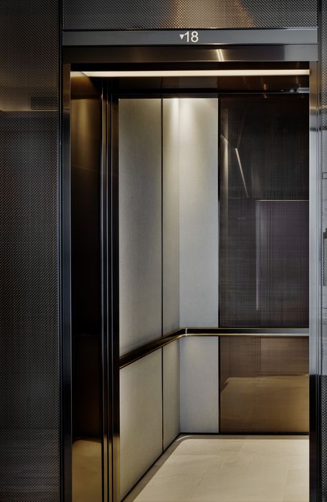 Lift Car Design, Residence Lobby, Lift Interior, Elevator Lobby Design, Elevator Interior, Tsim Sha Tsui, Hotel Corridor, Elevator Lobby, Lift Lobby