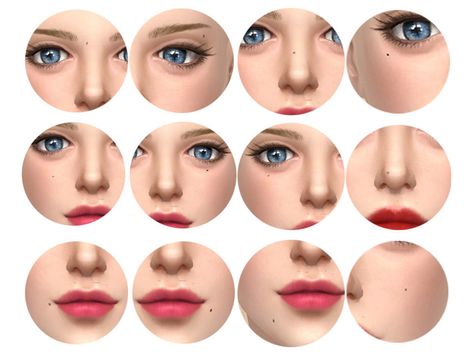 Sims 4 Beauty Marks, Face Moles, Moles On Face, Thom Browne Sweater, Beauty Marks, Skin Details, Sims 4 Cc Makeup, Sims 4 Cc Skin, Beauty Mark