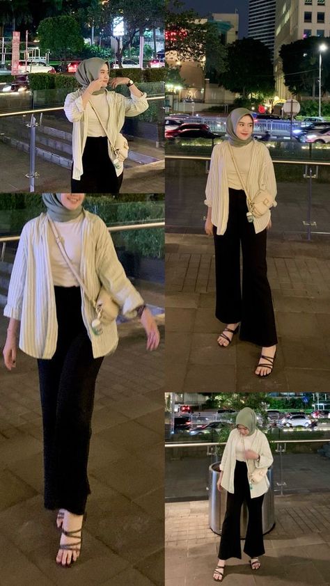 Girl Ootd Hijab, Feminim Girl, Feminim Style Outfit, Outfit Hijab Casual Simple, Ootd Korean Style Hijab, Mix And Match Outfits Hijab, Style Hijab Casual, Korean Style Hijab, Ootd Hijab Simple