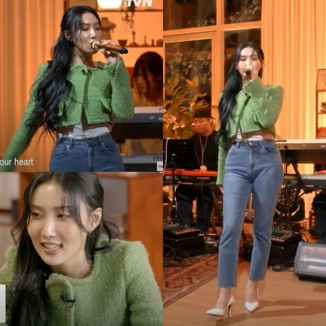 Hwasa Outfits Casual, Hwasa Style, Hwasa Fashion, Hwasa Outfit, Maria Hwasa, Dream Closets, Inverted Triangle, Professional Dresses, Episode 3