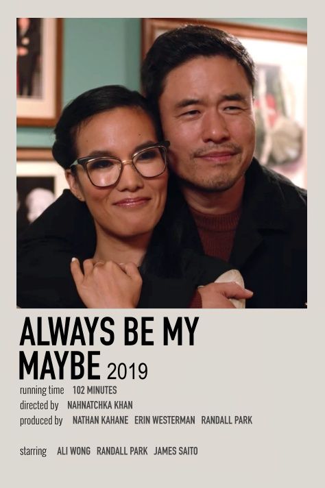 Always Be My Maybe, Randall Park, Movie Character Posters, Bullet Journal Lists, Ali Wong, Character Posters, Iconic Movie Posters, Girly Movies, Journal Lists