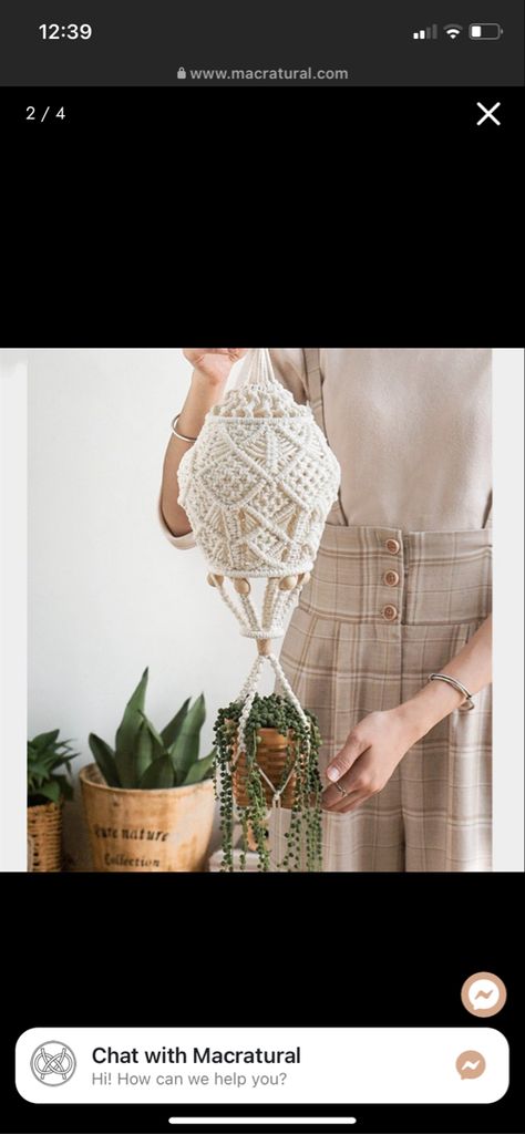 Macrame Hot Air Balloon, Forest Wonderland, Macrame Ideas, Macrame Patterns, Hot Air Balloon, Air Balloon, Macrame Plant Hanger, Hot Air, Plant Hanger