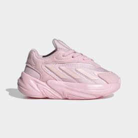 adidas Ozelia Shoes - White | adidas US Ozelia Shoes, Pink Shoes Outfit, Adidas Ozelia, Spoiled Baby, Mickey Mouse Shoes, Shoes Board, Babies Fashion, Lola Bunny, Sneakers Kids