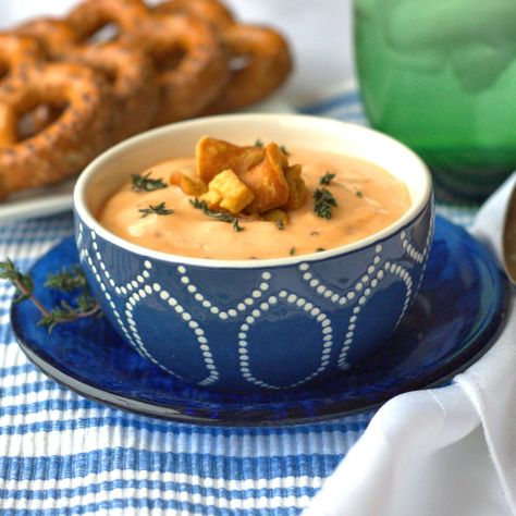 Pretzel Soup, Broccoli And Sausage, Port Wine Cheese, Soup Pairings, Summer Soup, Asparagus Soup, Meatless Mondays, Juniper Berries, Sausage Soup