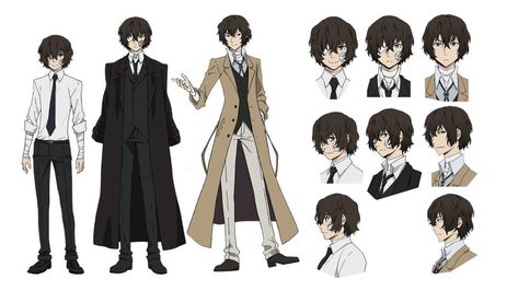 Dazai 15, Dog Coughing, Design Sheet, Bungou Stray Dogs Characters, Dazai Bungou Stray Dogs, Art Tools Drawing, Cute N Country, Dog Wallpaper, Dazai Osamu