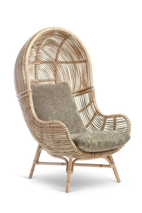 Balloon Chair, Chairs Bedroom, Sitting Room Chairs, Coastal Decorating Living Room, Bedroom Chairs, Zen Garden Design, Rattan Outdoor Furniture, Peacock Chair, Cane Furniture