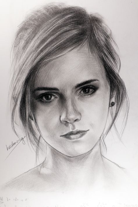 www.youtube.com/heidrawing Emma Watson Painting, Emma Watson Drawing, Emma Watson Sketch, Face Sketching, Live Sketch, Human Portrait, Realistic Face, Emma Watson Pics, Sketching Pencil