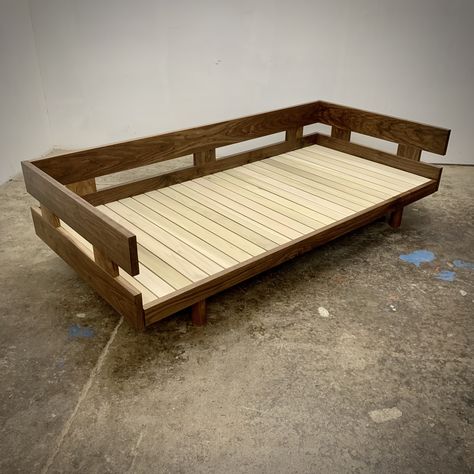 Japanese Bed, Custom Mattress, Walnut Bed, Convertible Bed, Small Cushions, Custom Cushions, Guest Bed, Mattress Sets, Deck Chairs