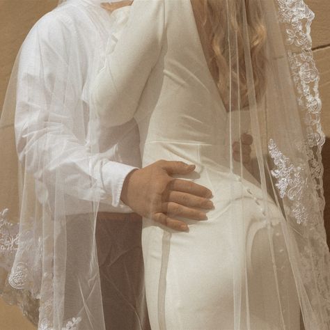 Make sure you sneak away to under the veil for some alone time during the reception😉 Bride Under Veil, Wedding Veils From Behind, Under Veil Photo, Bride And Groom Under Veil, Under The Veil, Midwest Travel, Alone Time, The Veil, June 15