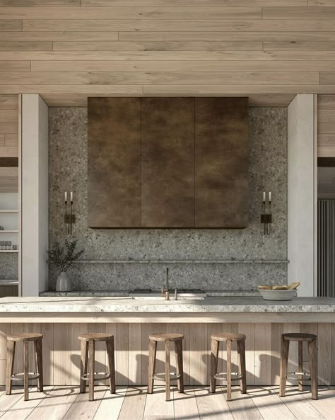 ADAM HUNTER on Instagram: “Beautifully Balanced. 🤎 San Francisco residence by @adamdjordan.” Adam Hunter, Luxury Outdoor Kitchen, Kitchens Luxury, Kitchen Hoods, Kitchen Inspiration Design, Summer Kitchen, We Made It, Luxury Kitchen, Kitchen Style