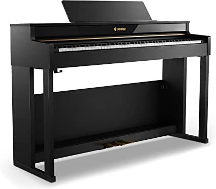 Digital Piano, Donner 88 Key Piano Weighted Keyboard, premium upright Keyboard Piano for Beginner Professional, Home Piano Full Size luxury Electric Keyboard with Headphone Power Adapter DDP-400 Home Piano, Electric Keyboard, M Audio, Midi Keyboard, Piano Bench, Keyboard Piano, Digital Piano, Electric Piano, Power Adapter