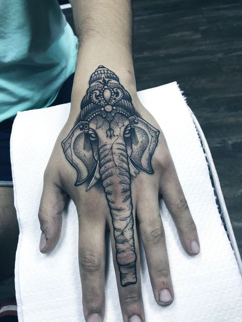 Ganesh, hand tattoo Ganesh Tattoo, Tattoos Hand, Tattoo On Hand, Tattoo Hand, Hand Tattoo, Hand Henna, Tattoo On, Hand Tattoos, Henna