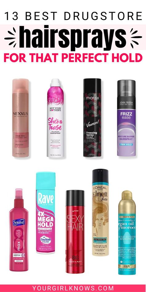 We talked to the experts and found the best drugstore hairsprays. Whether you're looking for a flexible hold or maximum control, we've got you covered. Plus, these sprays are all under $10! Best Drugstore Hairspray, Best Hairspray, Drugstore Shampoo, Fall Makeup Trend, Rid Of Dandruff, Drugstore Hair Products, Hair Volume Spray, Getting Rid Of Dandruff, Haircare Tips