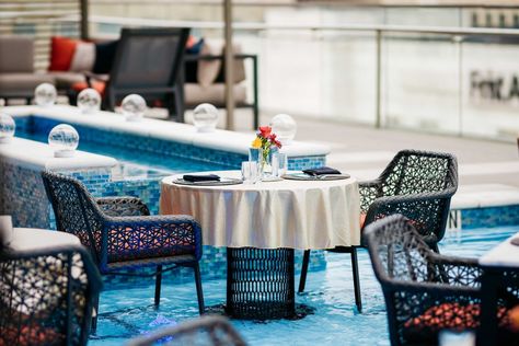 Summer Solstice Pool Dinners at Grand Hyatt Nashville | Nashville Guru Nashville Guru, Wine Paring, Grand Hyatt, Rooftop Pool, Summer Solstice, Exercise For Kids, Nashville, Fun Things To Do, Dates