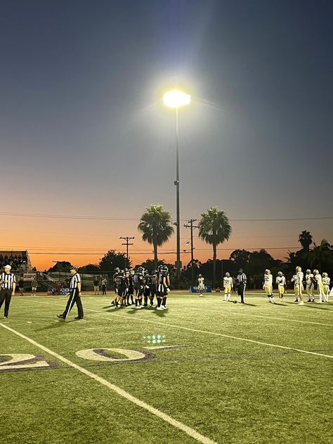 sunset | friday night lights | fnl | football Friday Night Lights Aesthetic, Night Light Aesthetic, Night Lights Aesthetic, Friday Night Football, Lights Aesthetic, Light Aesthetic, High School Football, Friday Night Lights, School Football