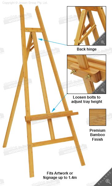 Artist Easel Plans, Rangement Art, Diy Easel, نباتات منزلية, Artist Easel, Wood Easel, Memory Board, Art Easel, Wooden Easel