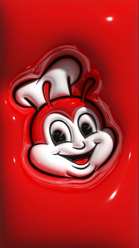 Jollibee Wallpaper, Jollibee Background, Jollibee Drawing, Jollibee Aesthetic, Inflated Wallpapers, Inflated Wallpaper, Cute Iphone Wallpapers, 16 Wallpaper, Bubbles Wallpaper