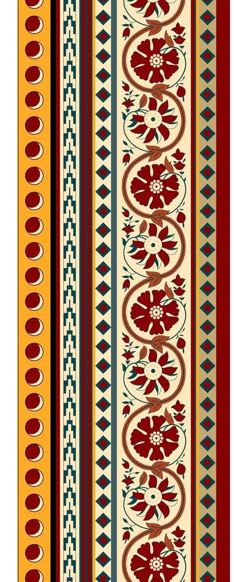 Paisley Print Design, African Pattern Design, Ajrakh Prints, Geometric Pattern Art, Print Design Art, Geometric Lace, Textile Prints Design, Border Embroidery Designs, Textile Pattern Design