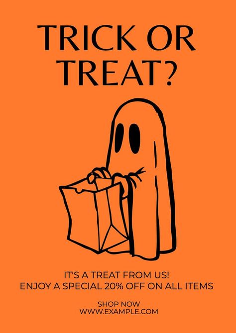 Halloween Theme Poster, Spooky Poster Design, Halloween Graphics Design, Cute Halloween Graphics, Halloween Poster Ideas, Halloween Ilustraciones, Halloween Design Graphic, Trick Or Treat Poster, Halloween Poster Design