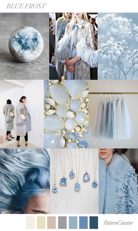 Frost Pattern, Pattern Curator, Color Plan, Color Trends Fashion, Color Balance, Blue And Grey, Mood Board Fashion, Colour Schemes, Pantone Color