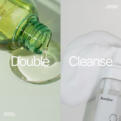 What's Double Cleansing? It's a two-step skincare method that originated in Korea, using an oil-based cleanser first, then a water-based cleanser, for deeply clean & happy skin. 🌟 Step 1: Use an oil cleanser or cleansing balm to remove makeup, sunscreen, and impurities (we love our Sandawha Mild Cleansing Oil and our Skinjuice Drench) Step 2: Follow with a foaming, water, or milk cleanser to wash away remaining impurities (with many options to choose from, head to our website and filter by c... Makeup Sunscreen, Chemical Exfoliation, Oil Based Cleanser, Milk Cleanser, Double Cleansing, Cleansing Water, First Then, Remove Makeup, Water Cleanse