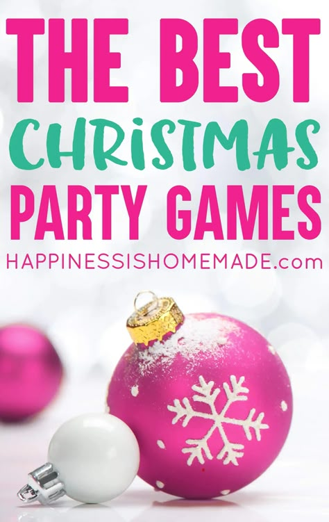 Fun Christmas Games For Kids, Minute To Win It Christmas, Best Christmas Games, Christmas Party Games For Groups, Christmas Games To Play, Family Gift Exchange, Games For Ladies, Christmas Gift Games, Christmas Games For Adults